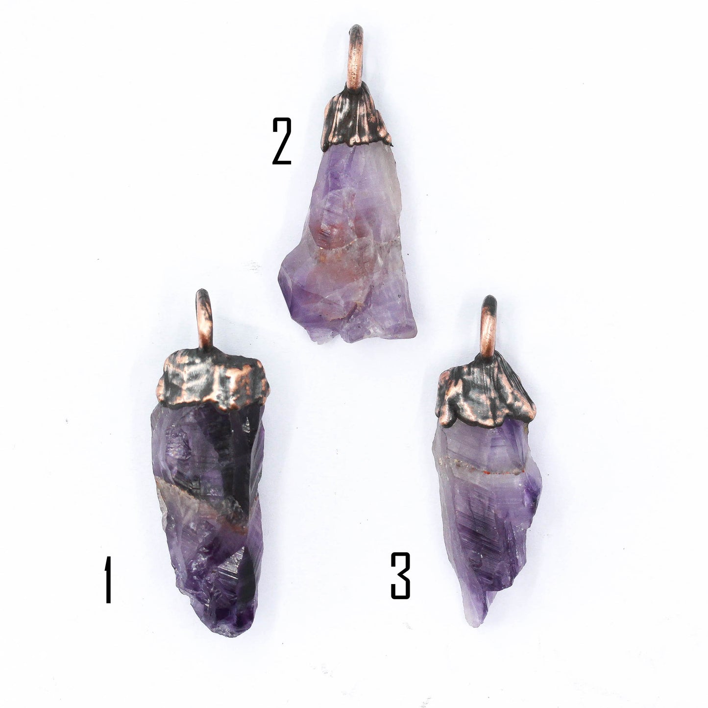 Small Amethyst Crystal Necklace