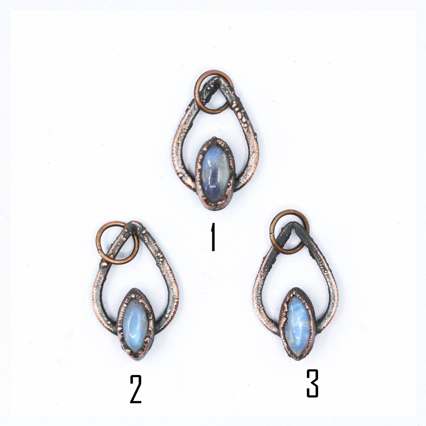 Moonstone Teardrop Necklace