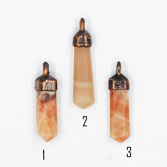 Orange Calcite Necklace