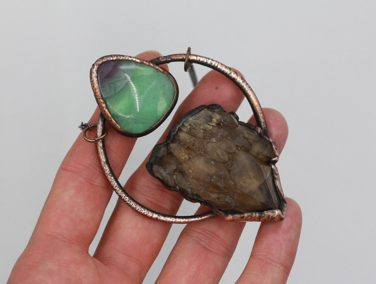 Congo Citrine & Fluorite Necklace
