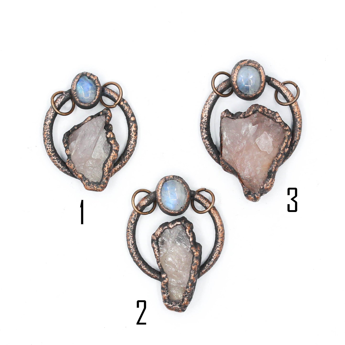 Rose Quartz & Moonstone Necklace
