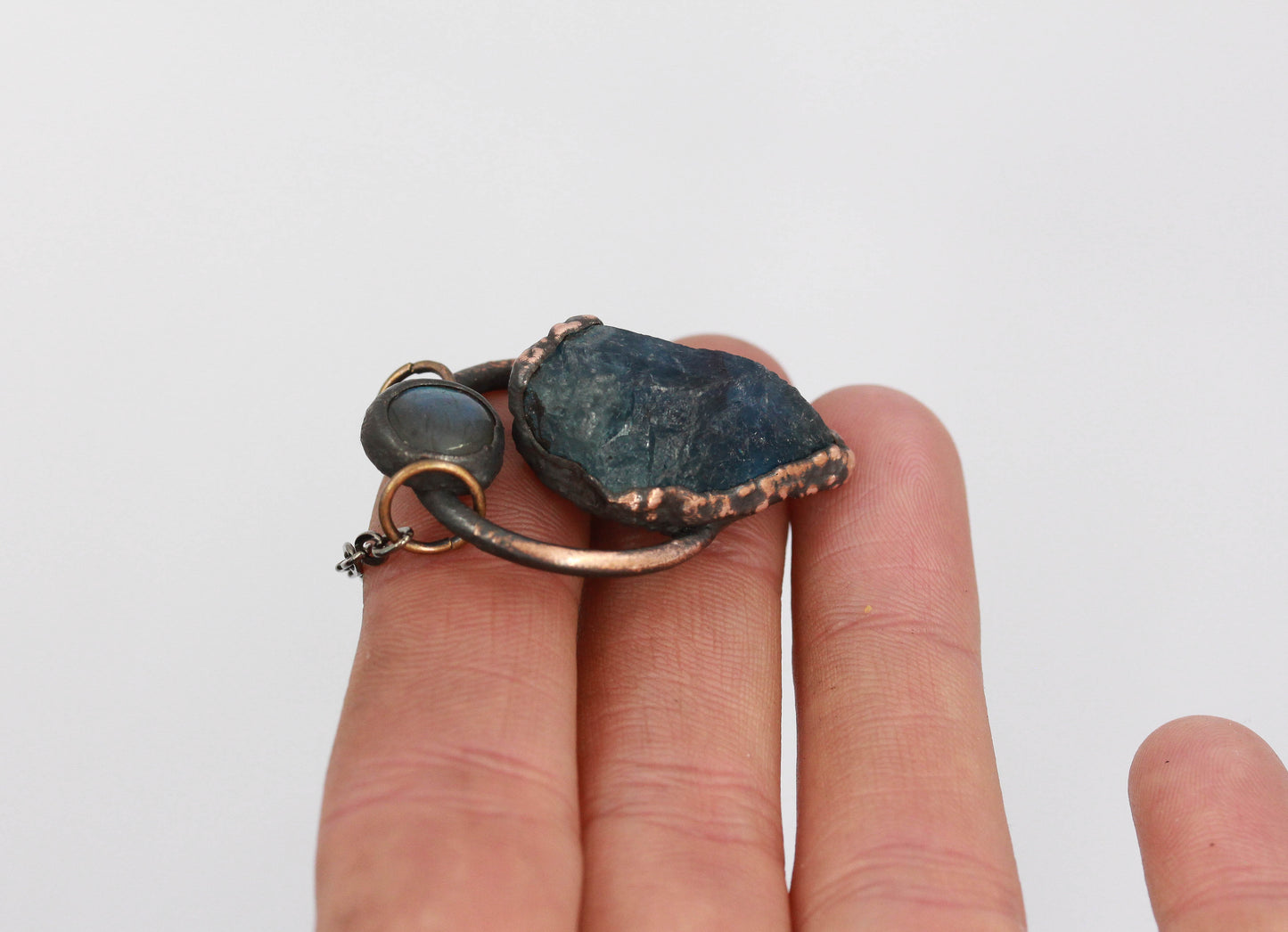Fluorite & Labradorite Necklace