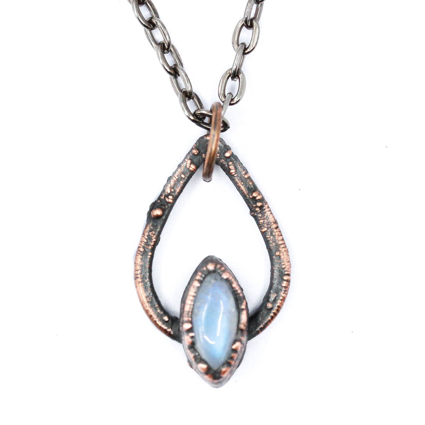 Moonstone Teardrop Necklace
