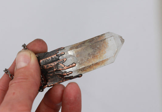 Large Garden Quartz Necklace