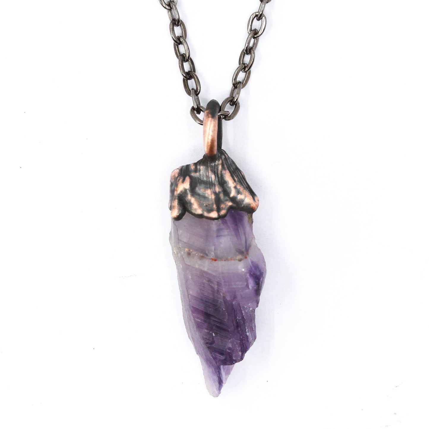 Small Amethyst Crystal Necklace