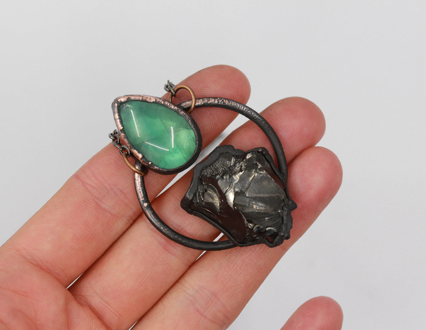 Elite Shungite & Fluorite Necklace