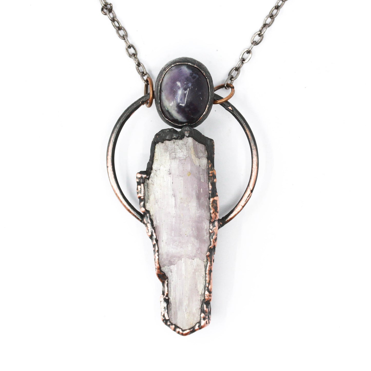 Kunzite & Amethyst Necklace