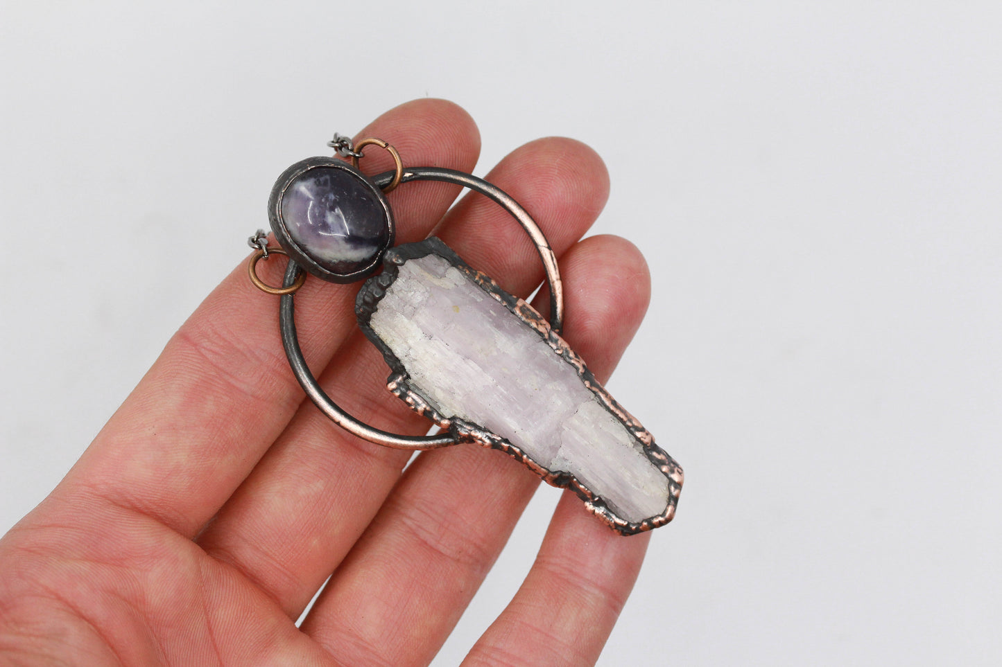 Kunzite & Amethyst Necklace