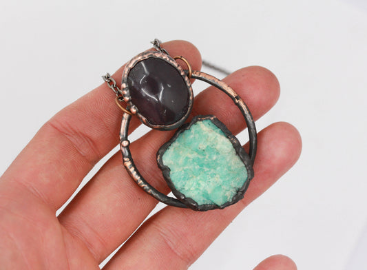 Amazonite & Chalcedony Necklace