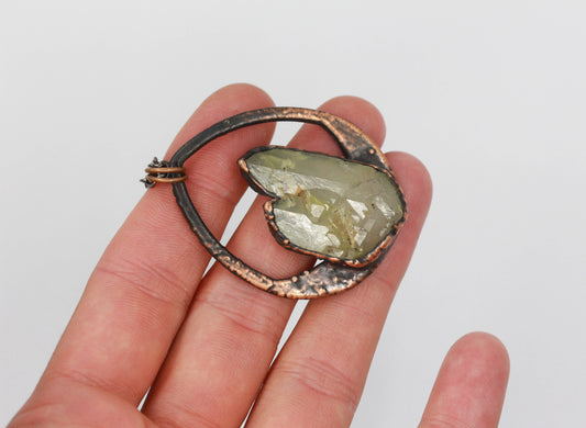 Epidote Quartz Necklace