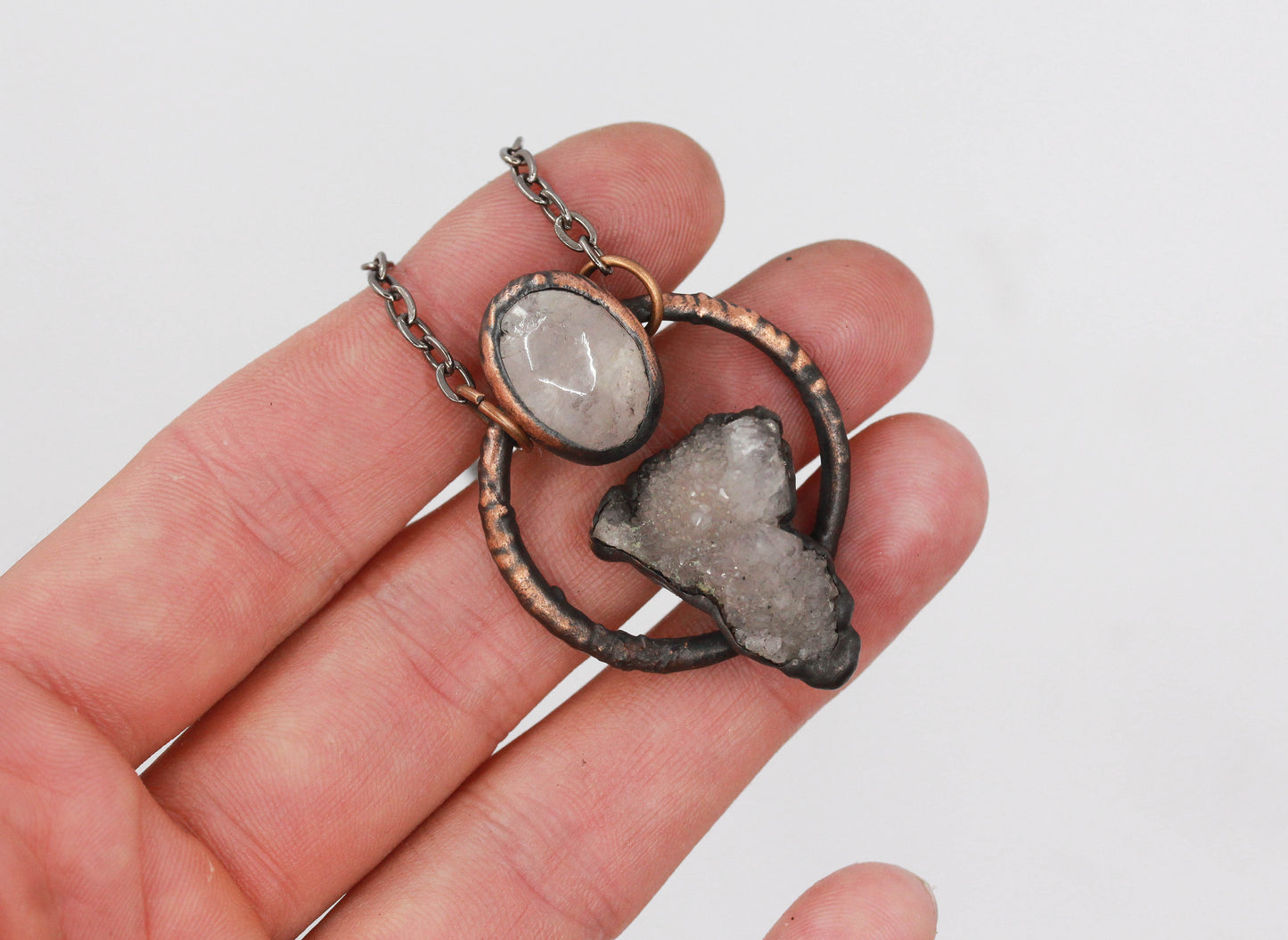 Spirit Quartz & Rose Quartz