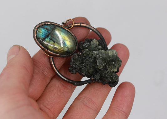 Prehnite & Labradorite Necklace