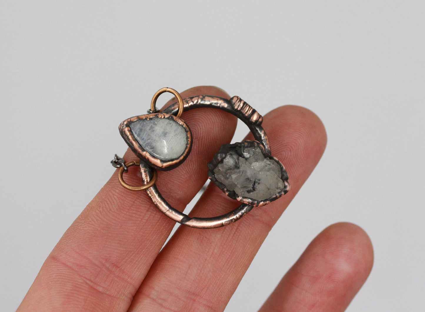 Quartz & Moonstone Necklace