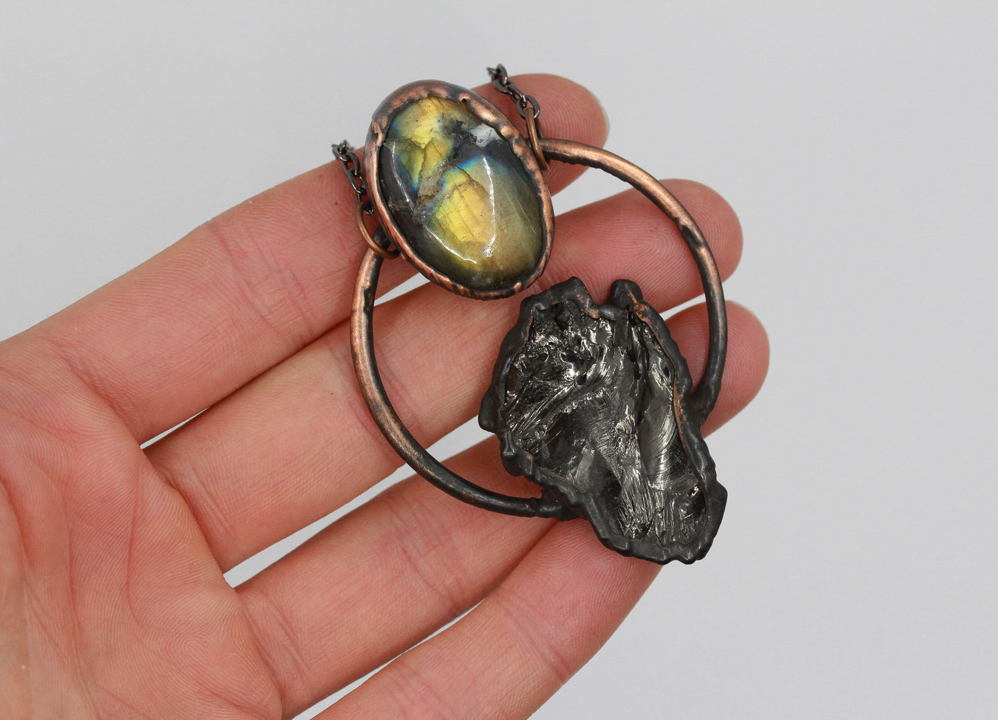 Elite Shungite & Labradorite Necklace