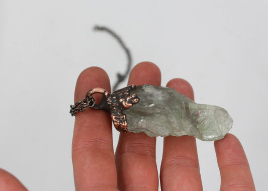 Large Prasiolite Necklace