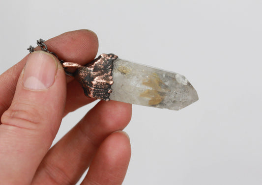 Raw Inclusion Quartz Necklace