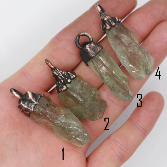 Small Prasiolite Necklace