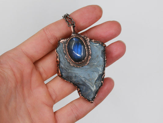 Owyhee Opal & Labradorite Necklace