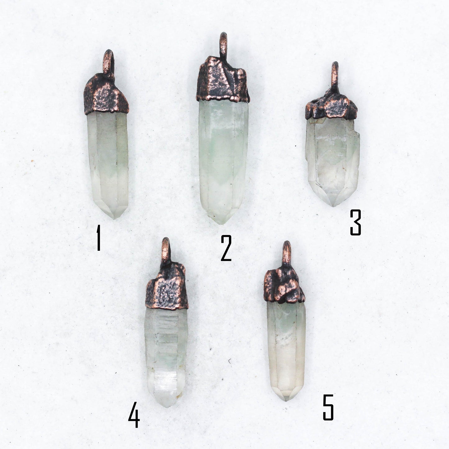 Green Phantom Quartz Necklace