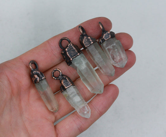 Green Phantom Quartz Necklace