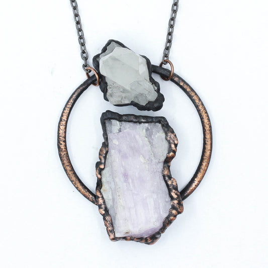 Kunzite & Quartz Necklace