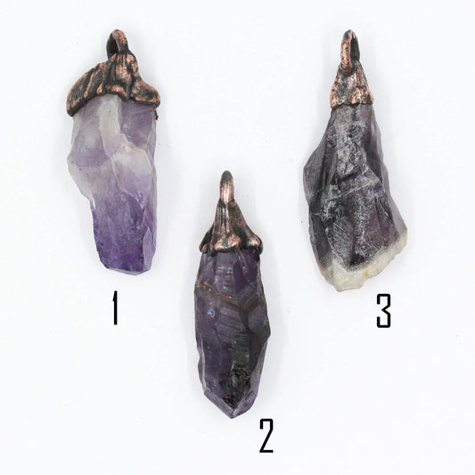 Small Amethyst Crystal Necklace