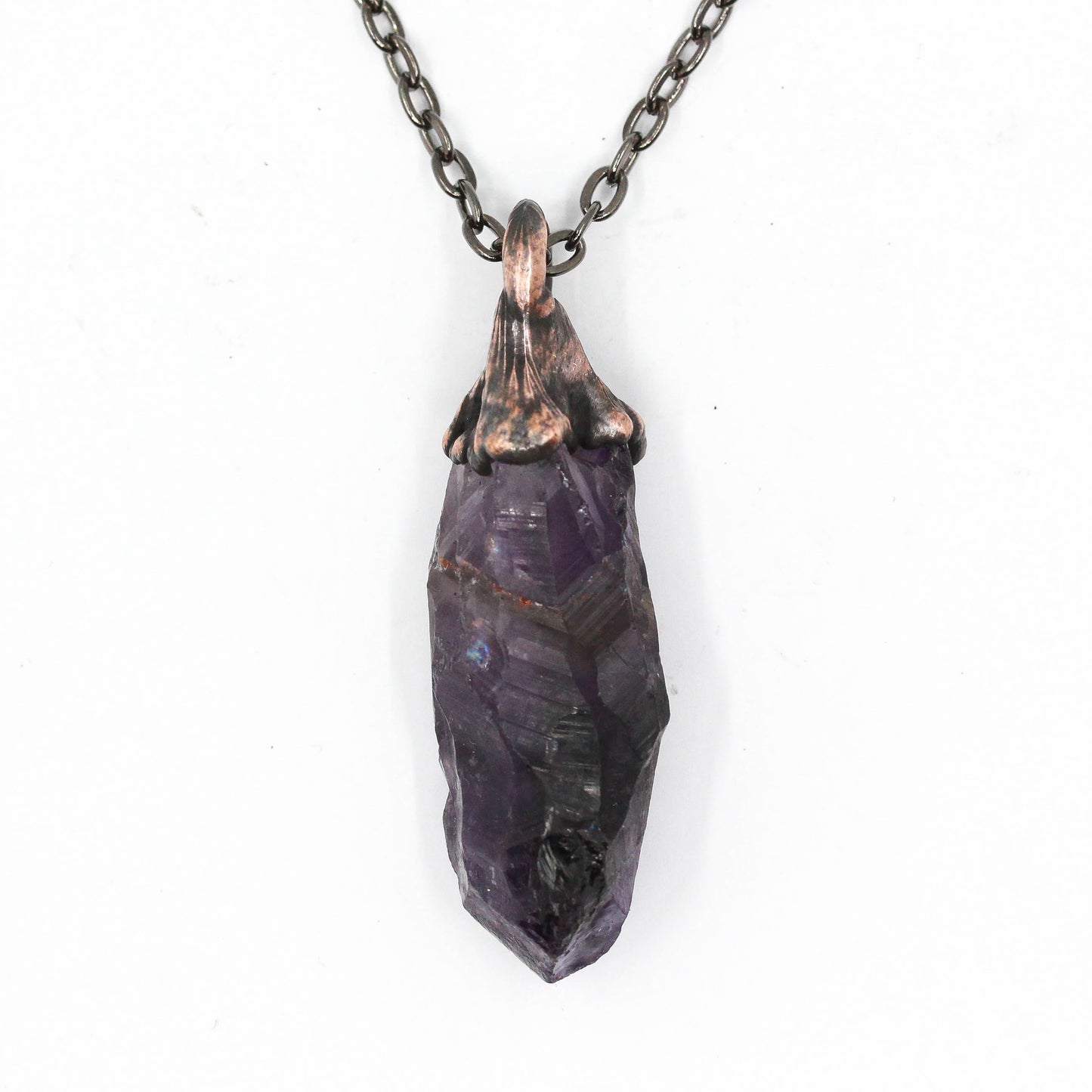 Small Amethyst Crystal Necklace