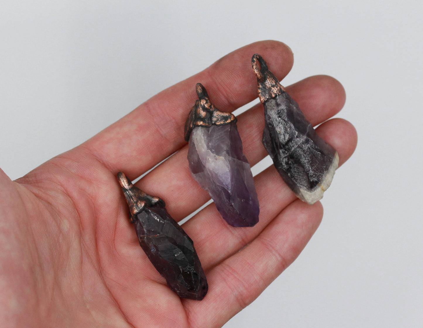 Small Amethyst Crystal Necklace