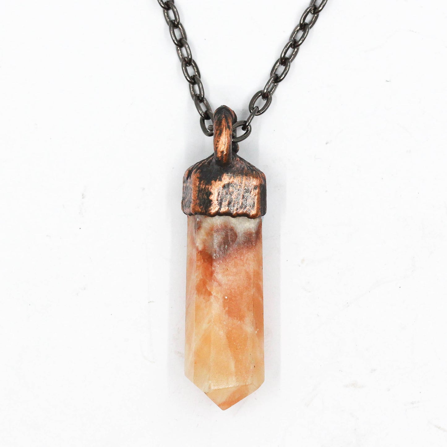 Orange Calcite Necklace