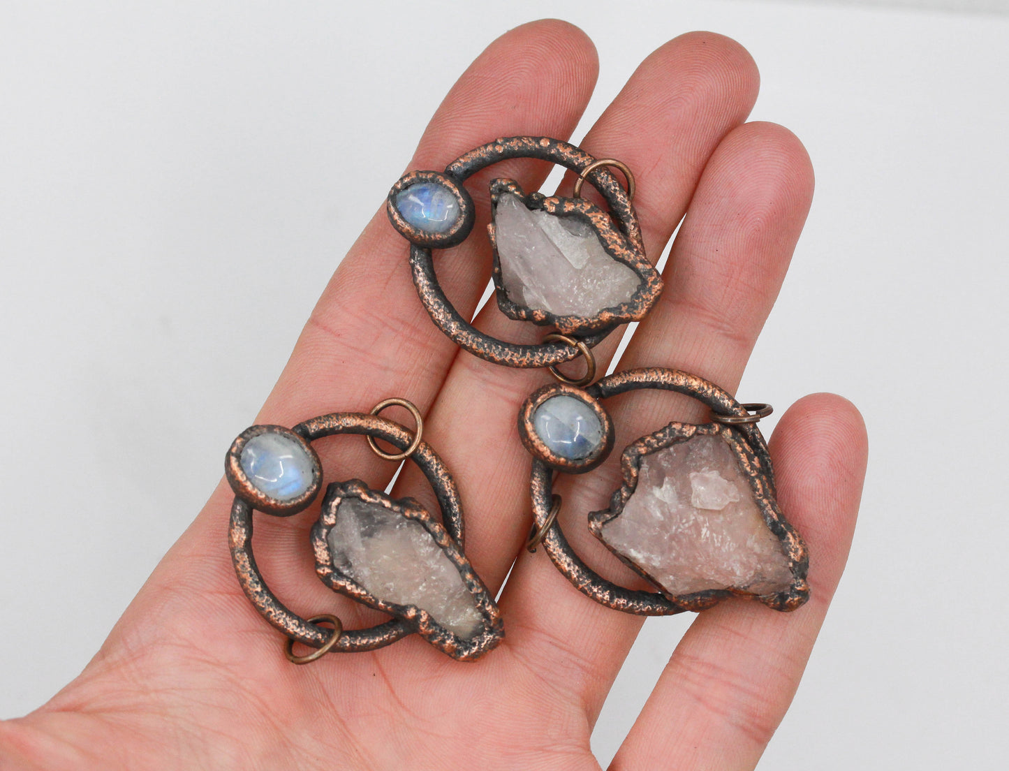 Rose Quartz & Moonstone Necklace