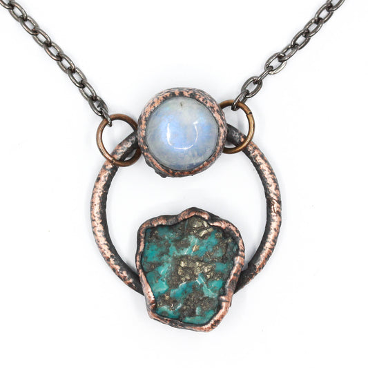 Turquoise & Moonstone Necklace