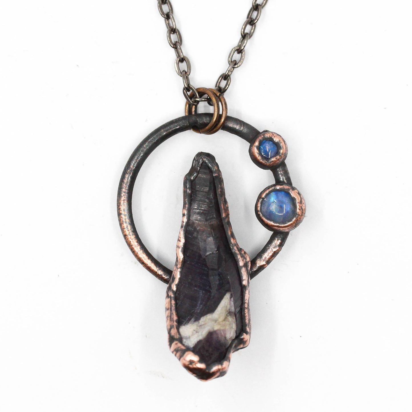 Amethyst & Moonstone Necklace