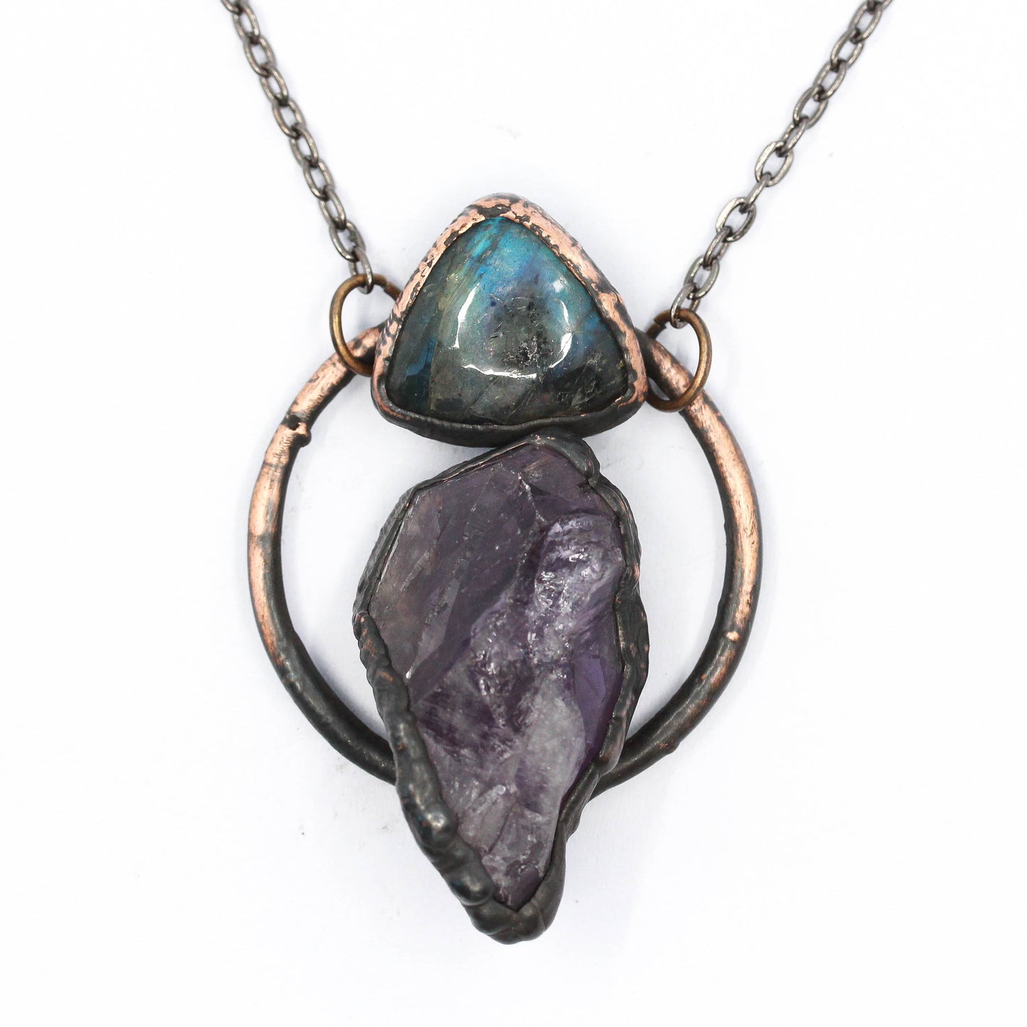 Amethyst & Labradorite Necklace