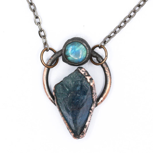 Fluorite & Labradorite Necklace