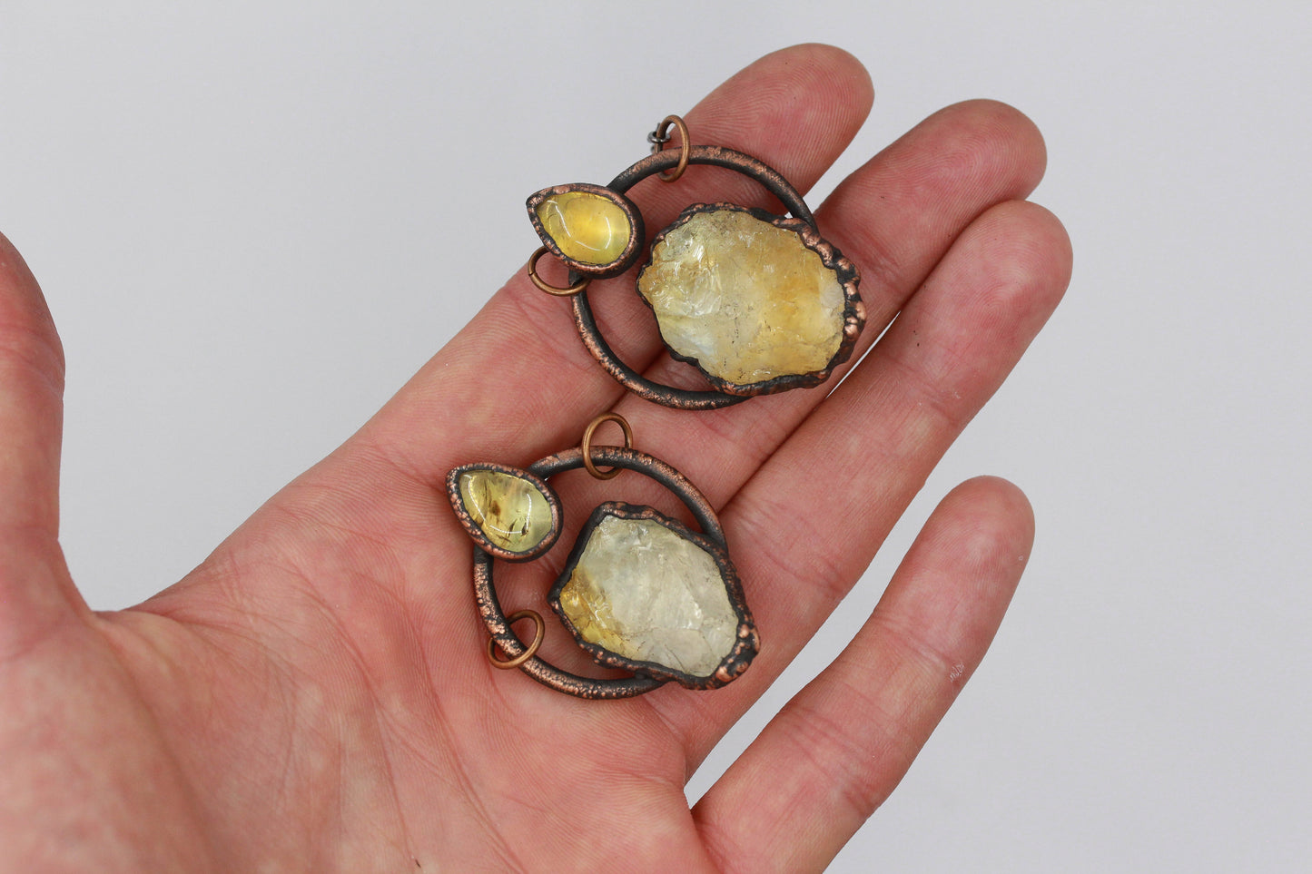 Quartz & Citrine Necklace