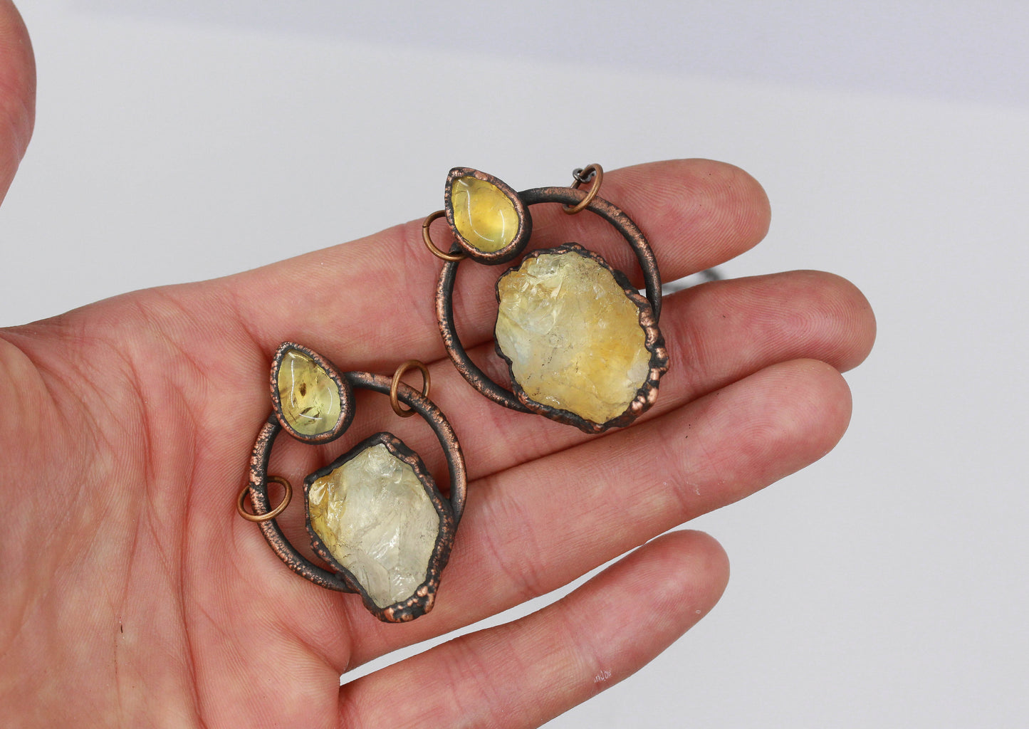 Quartz & Citrine Necklace