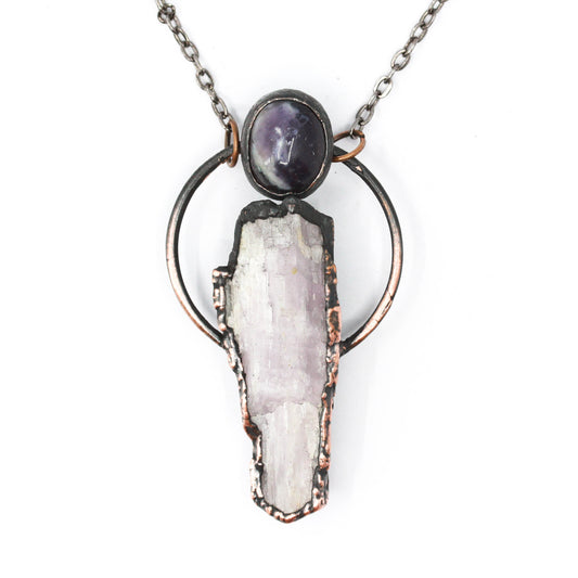 Kunzite & Amethyst Necklace