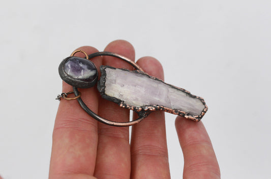 Kunzite & Amethyst Necklace