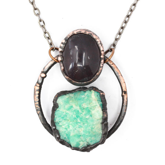 Amazonite & Chalcedony Necklace