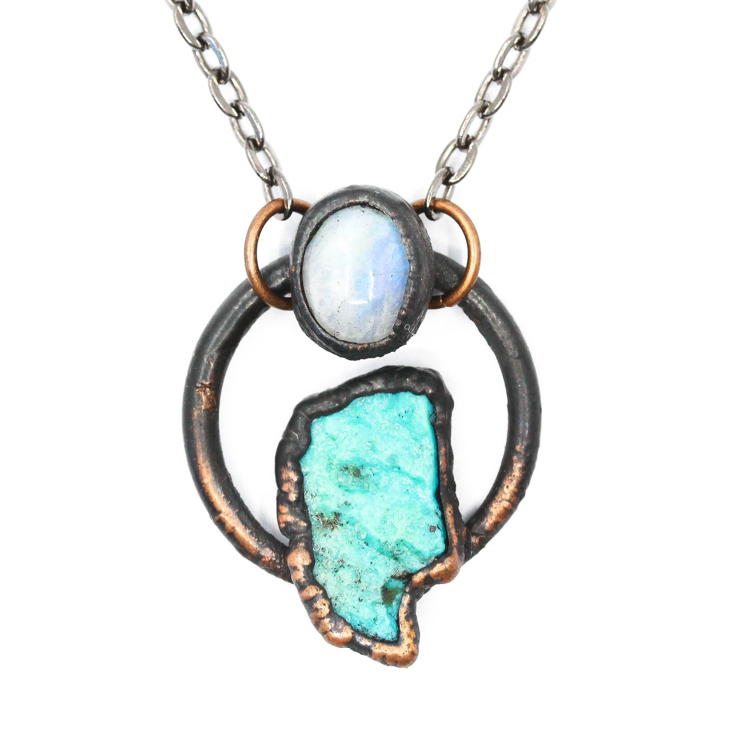 Turquoise & Moonstone Necklace