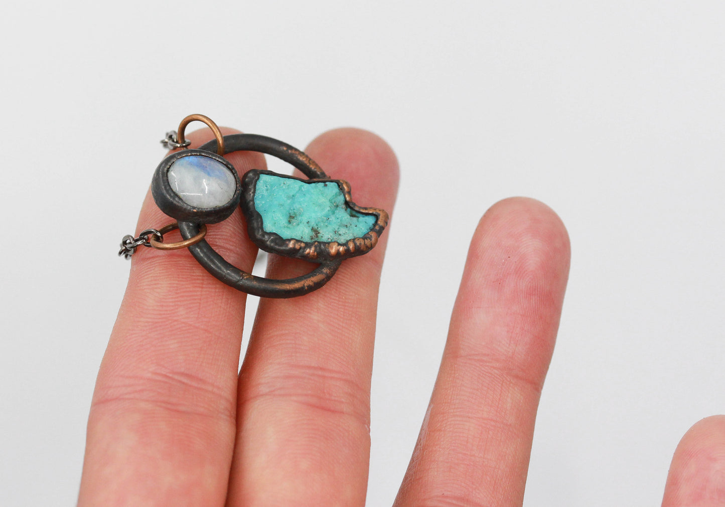 Turquoise & Moonstone Necklace