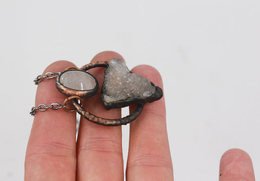 Spirit Quartz & Rose Quartz