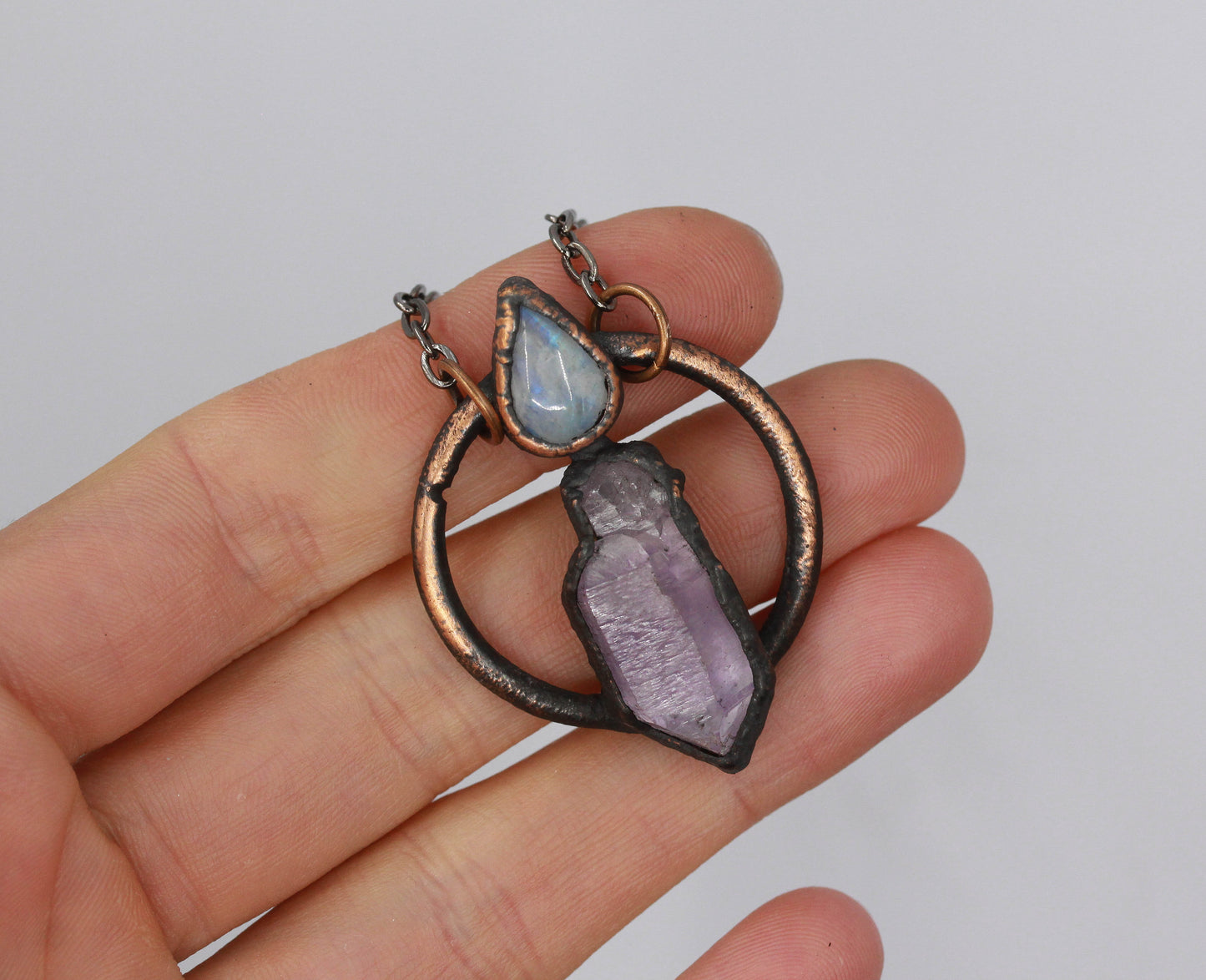 Vera Cruz Amethyst & Moonstone Necklace