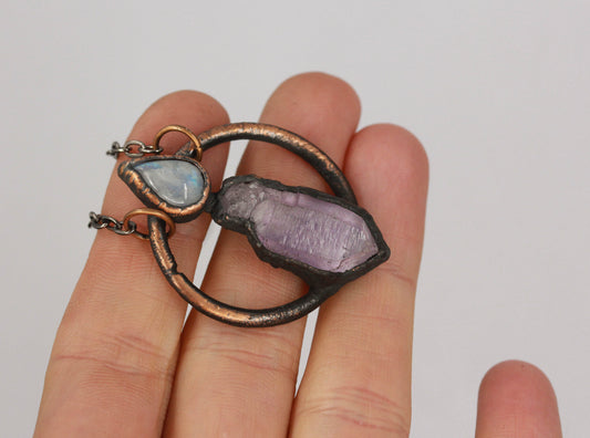 Vera Cruz Amethyst & Moonstone Necklace