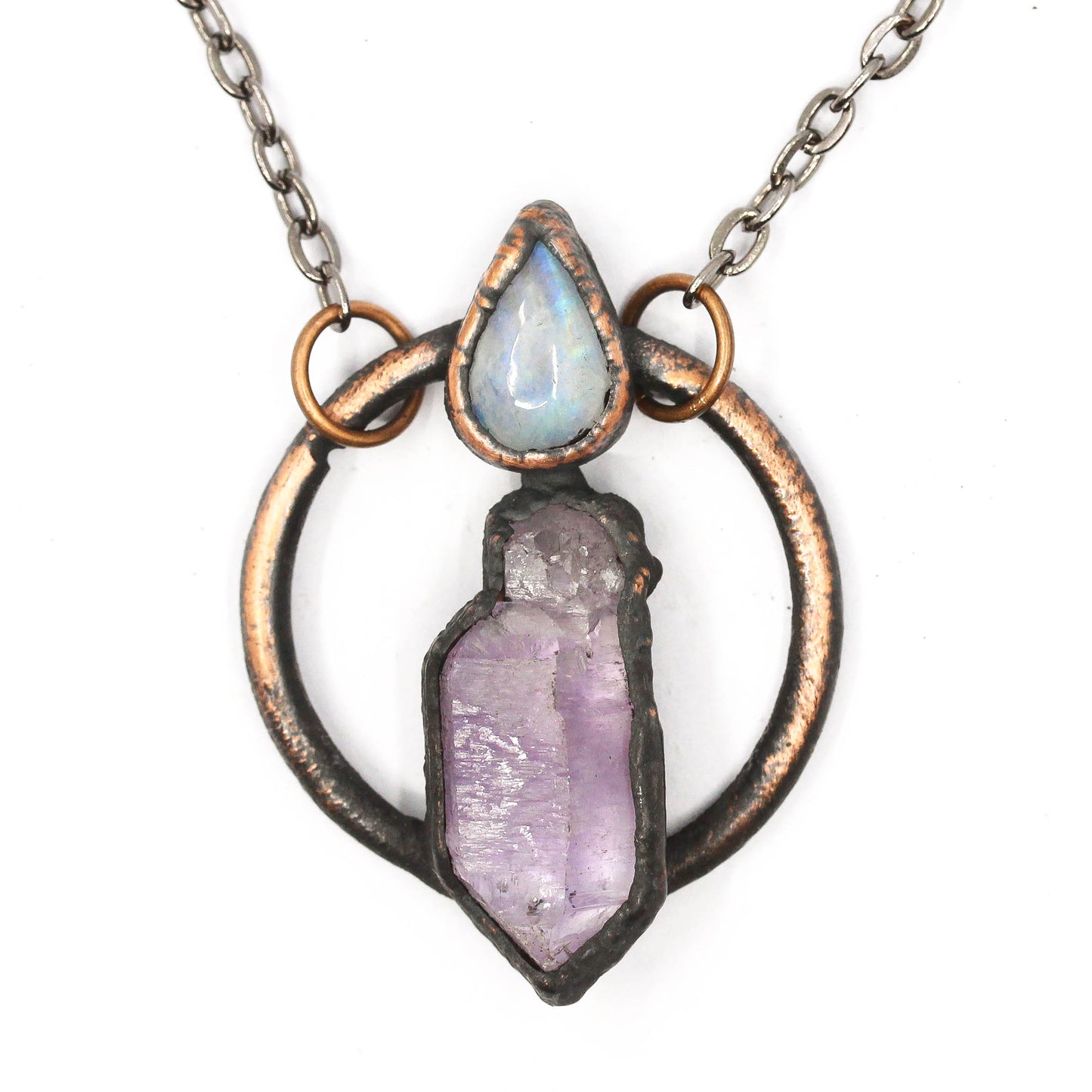 Vera Cruz Amethyst & Moonstone Necklace