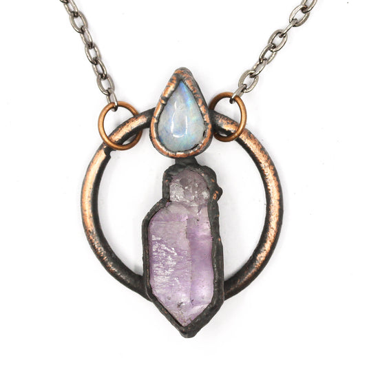 Vera Cruz Amethyst & Moonstone Necklace