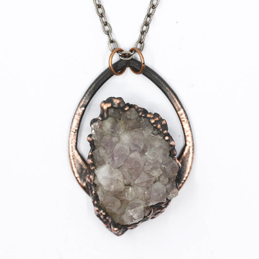 Amethyst Teardrop Necklace