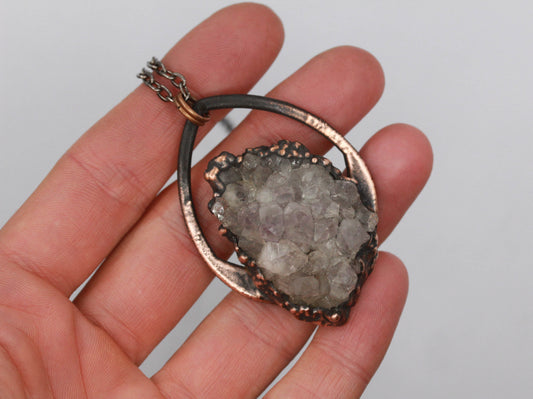 Amethyst Teardrop Necklace