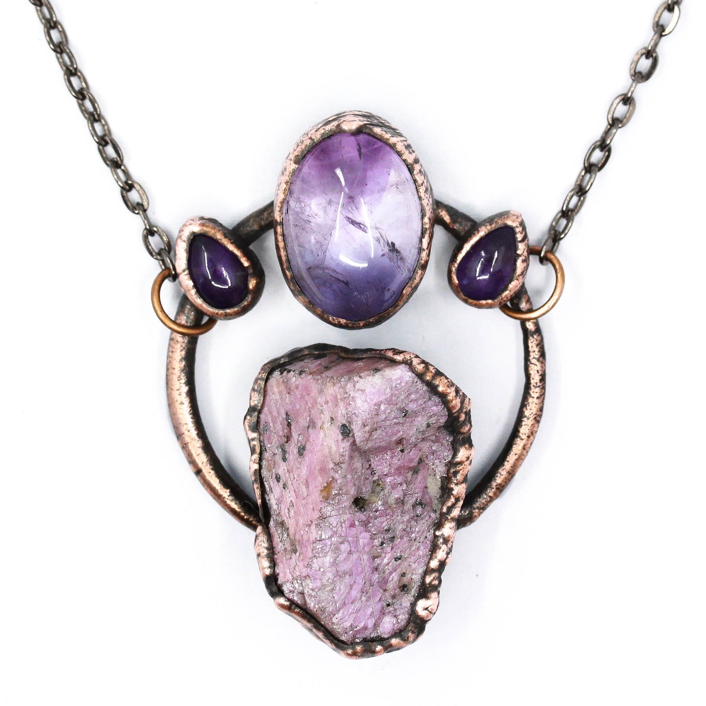 Ruby & Amethyst Necklace