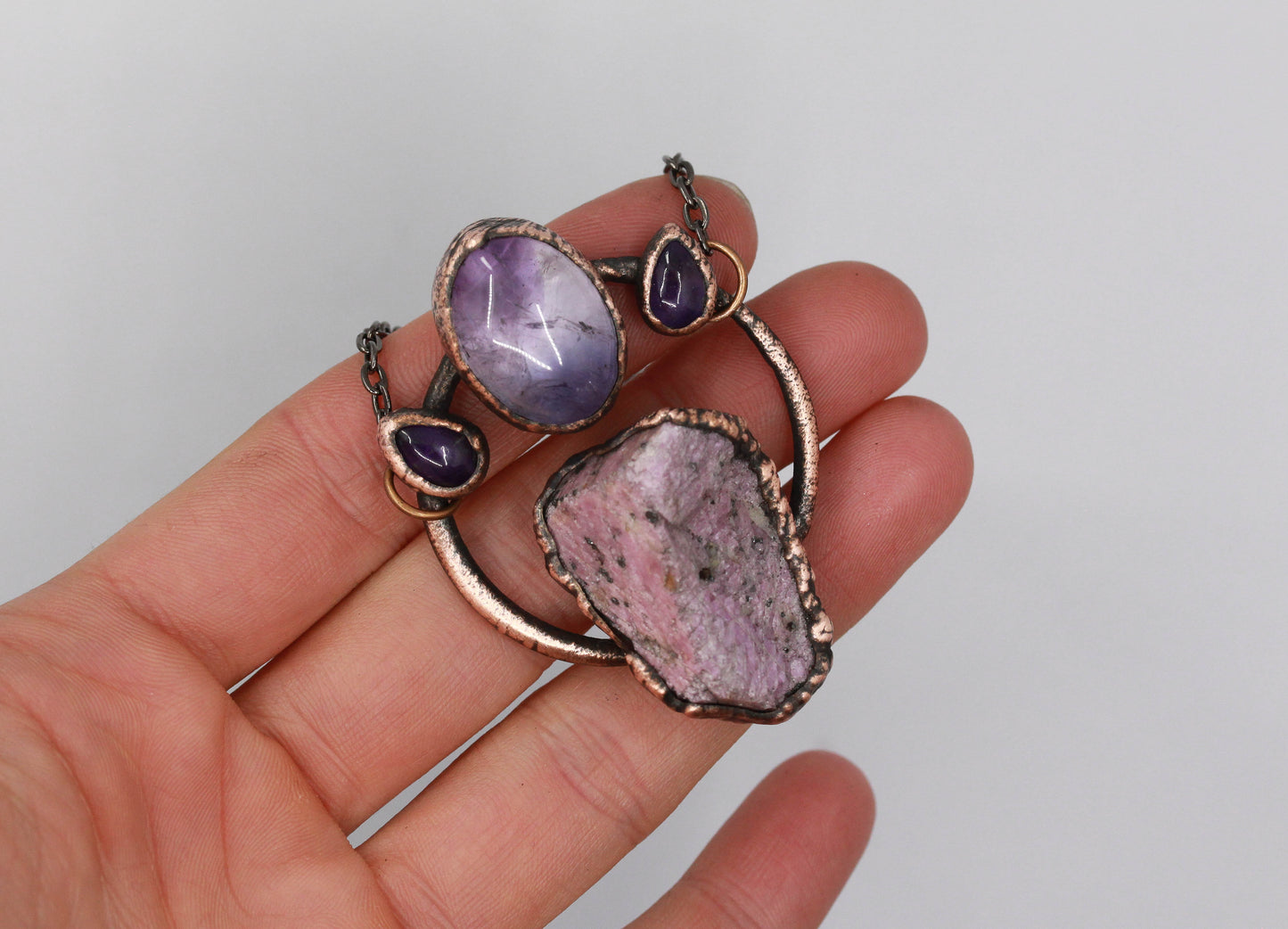 Ruby & Amethyst Necklace